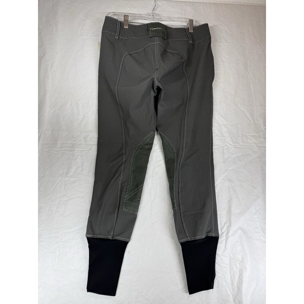 Equine Couture Breeches Riding Pants Womens 30 Gray Full Seat Sportif Natasha